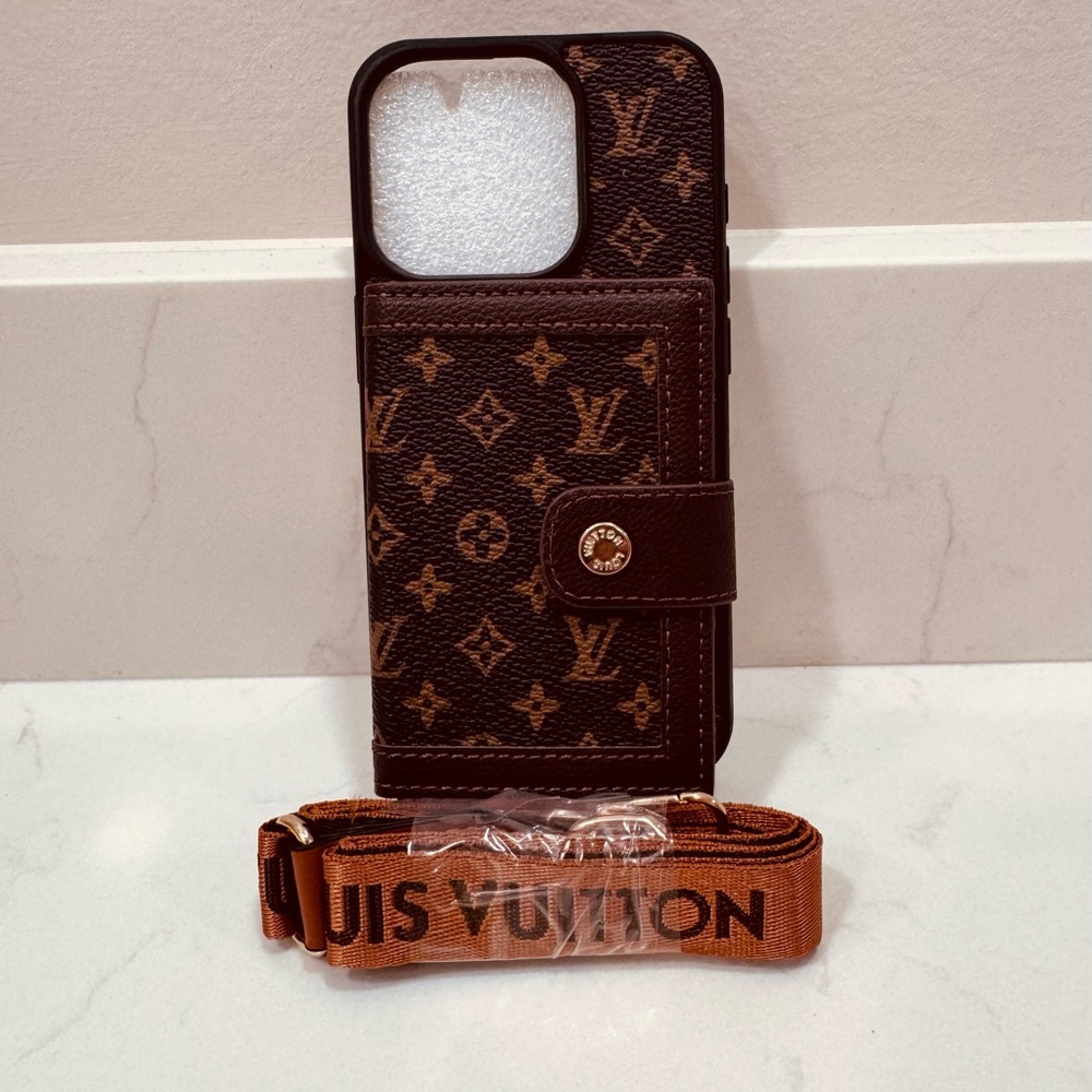 Elegant! Monogram Phone Case with Strap